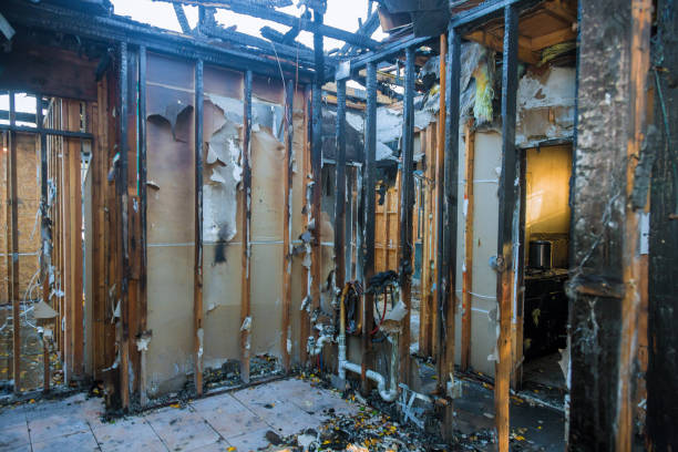 Professional Fire Damage Removal technician working in Harlem, GA